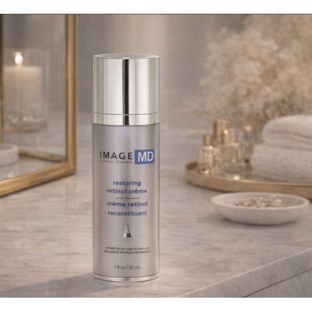 IMAGE MD Restoring Retinol Crème 1oz |Retinol +Glycolic |New No Box |Night Renew